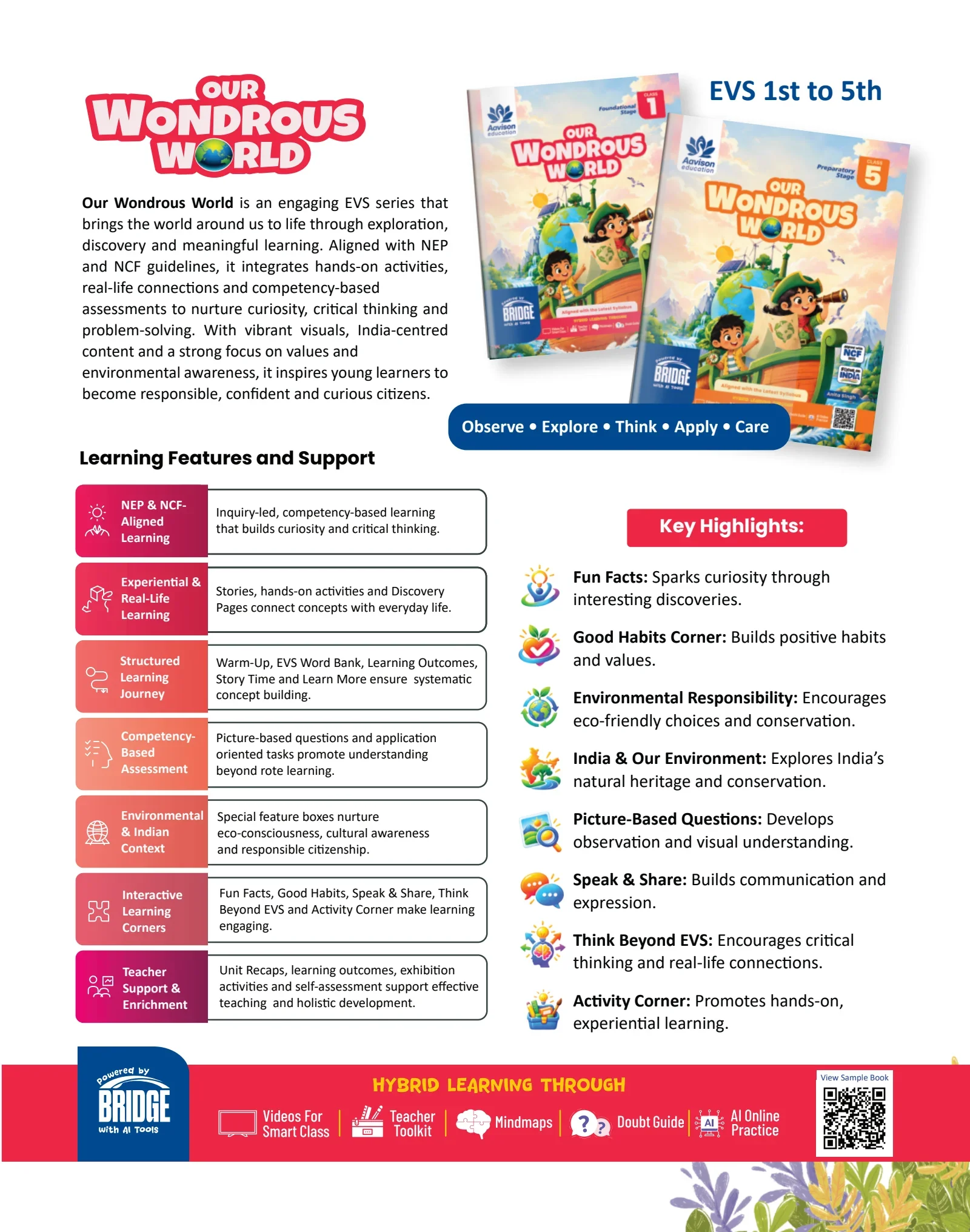 Our Wondrous World: original publisher catalogue overview, PDF page 7